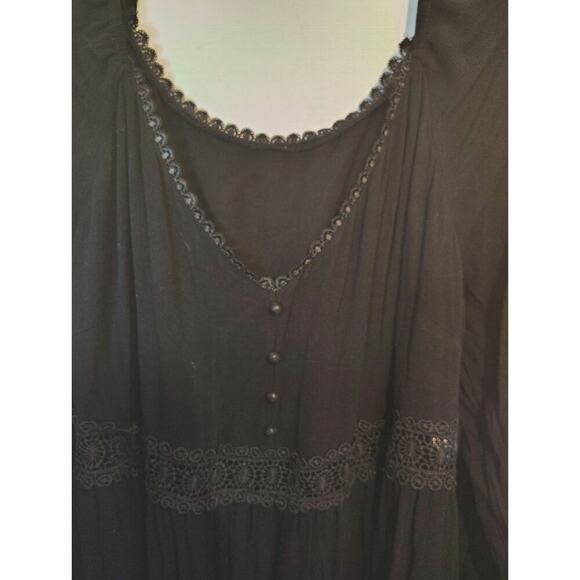 Shein V.Cay  Bohemian Midi Dress Black Womens Plus 3XL - Picture 3 of 4